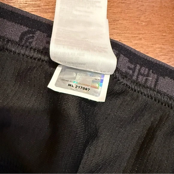 The North Face FlashDry Blk Leggings Womens L Base Layer Thermal Snow Ski Run - Picture 8 of 9